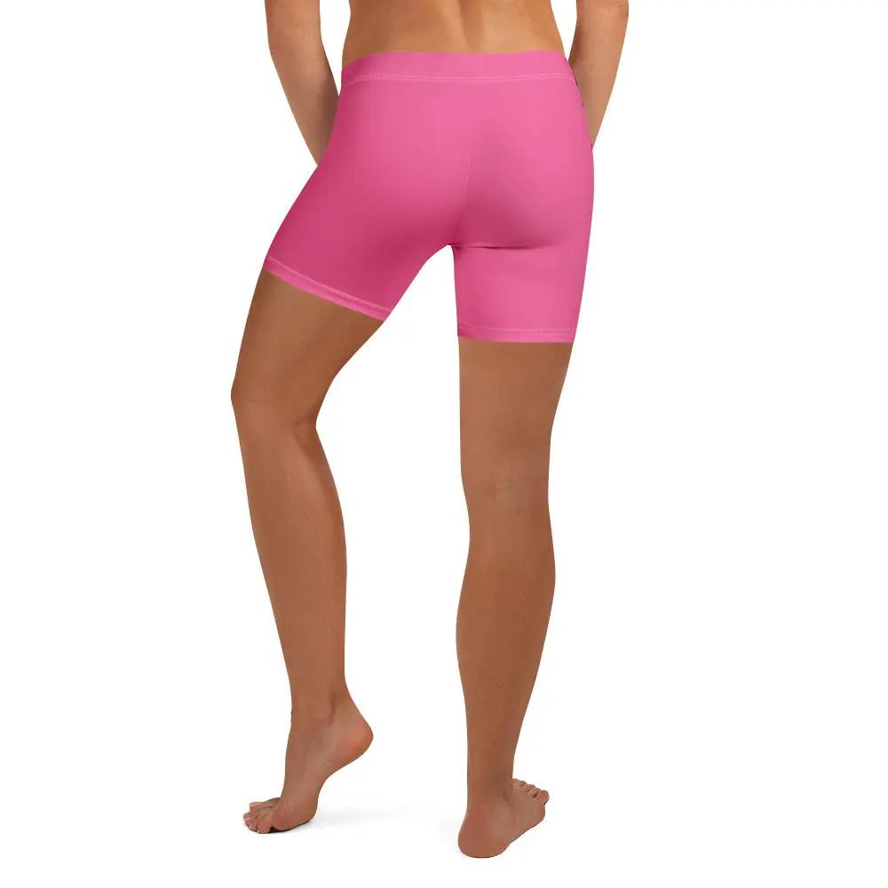 PrettyMyiek Pink Bike Shorts - High Waisted Athletic Shorts PrettyMyiekTingz