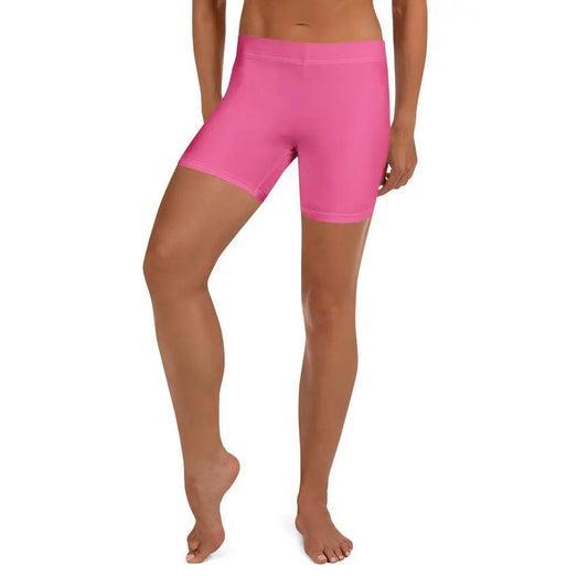 PrettyMyiek Pink Bike Shorts - High Waisted Athletic Shorts PrettyMyiekTingz