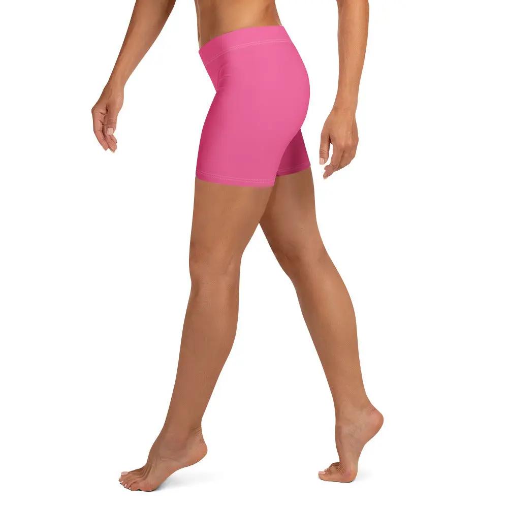 PrettyMyiek Pink Bike Shorts - High Waisted Athletic Shorts PrettyMyiekTingz