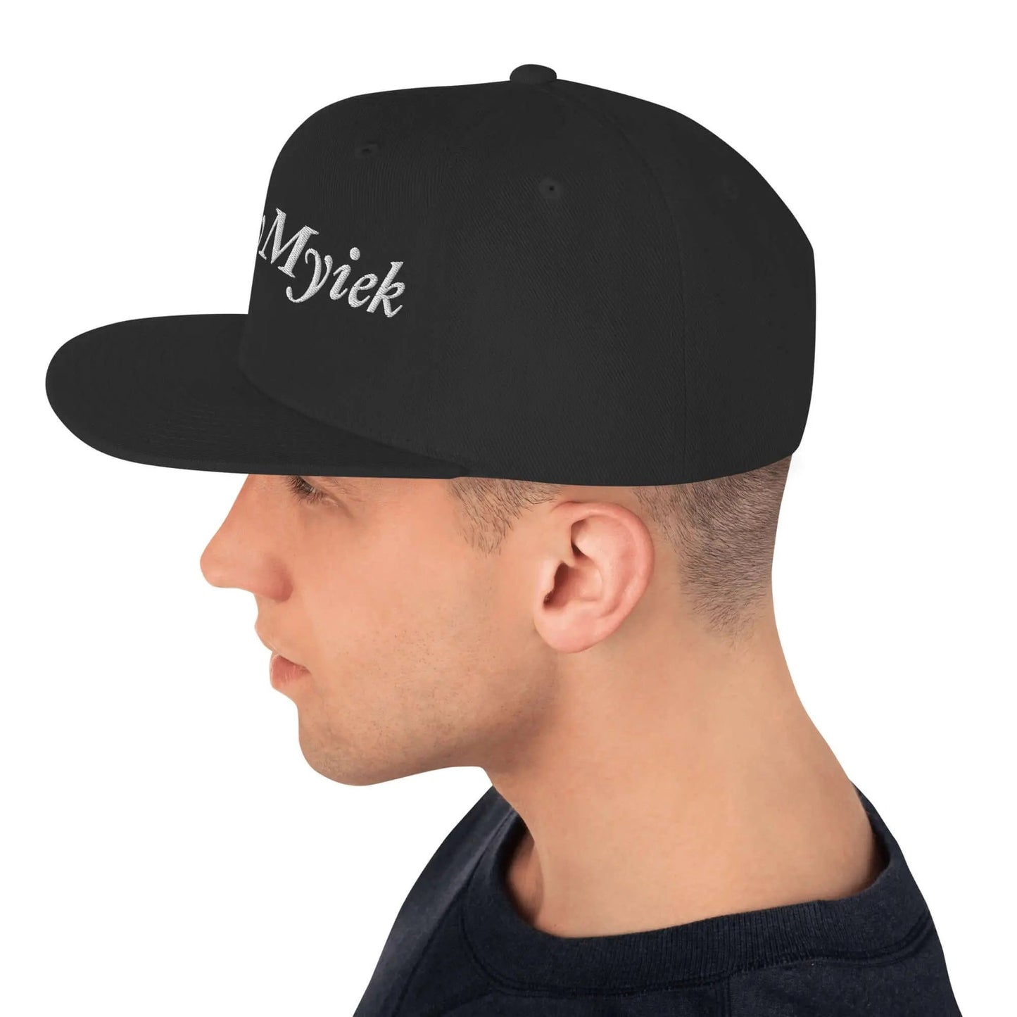 PrettyMyiek Logo Snapback Hat - Signature Embroidered | PrettyMyiekTingz PrettyMyiekTingz