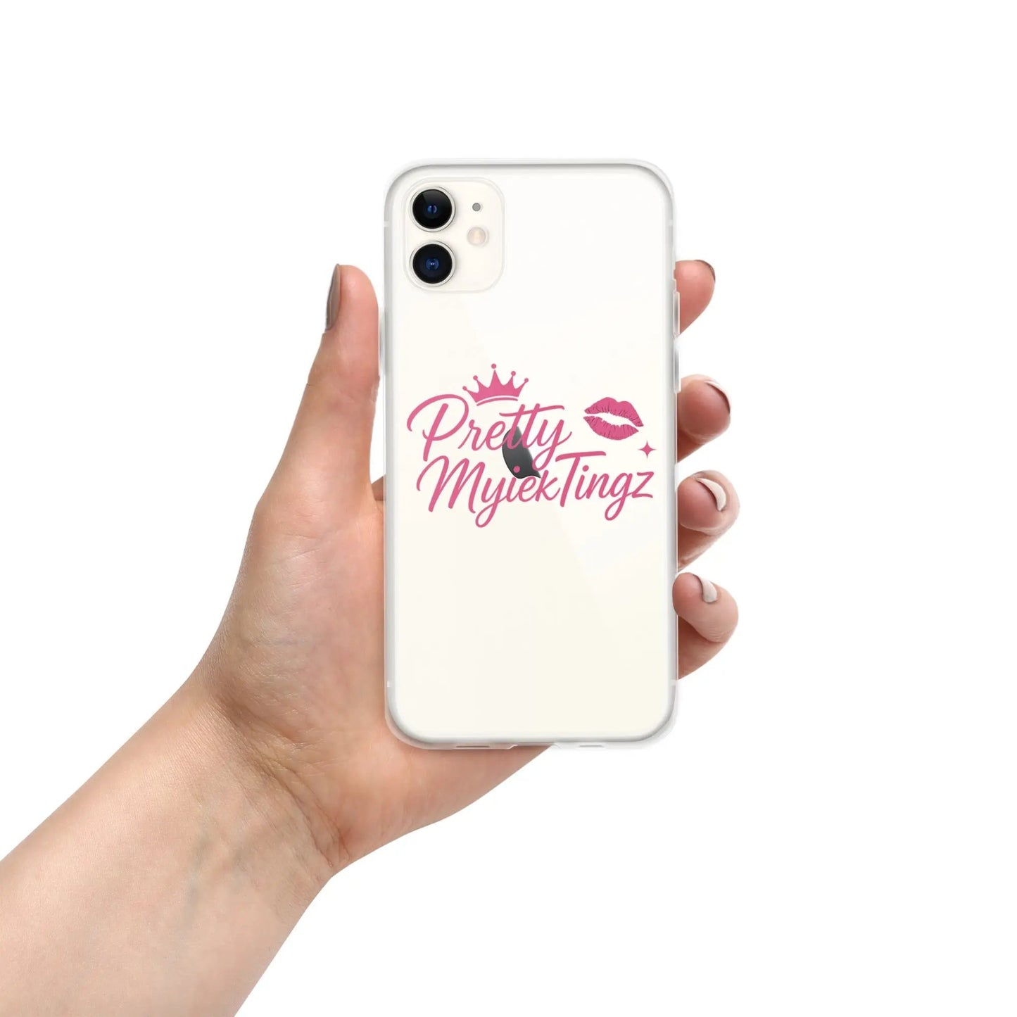 PrettyMyiek Signature Clear Phone Case - Transparent Protective Cover PrettyMyiekTingz