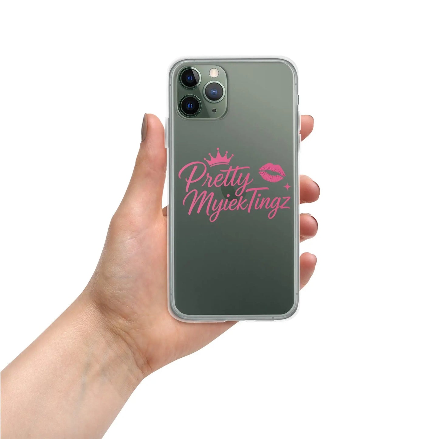 PrettyMyiek Signature Clear Phone Case - Transparent Protective Cover PrettyMyiekTingz