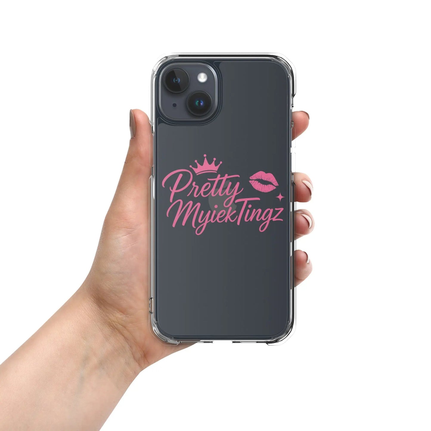PrettyMyiek Signature Clear Phone Case - Transparent Protective Cover PrettyMyiekTingz