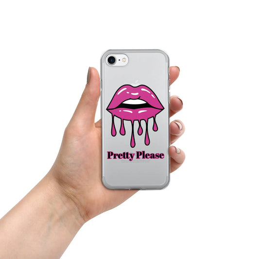 Pretty Please iPhone Clear Case PrettyMyiekTingz