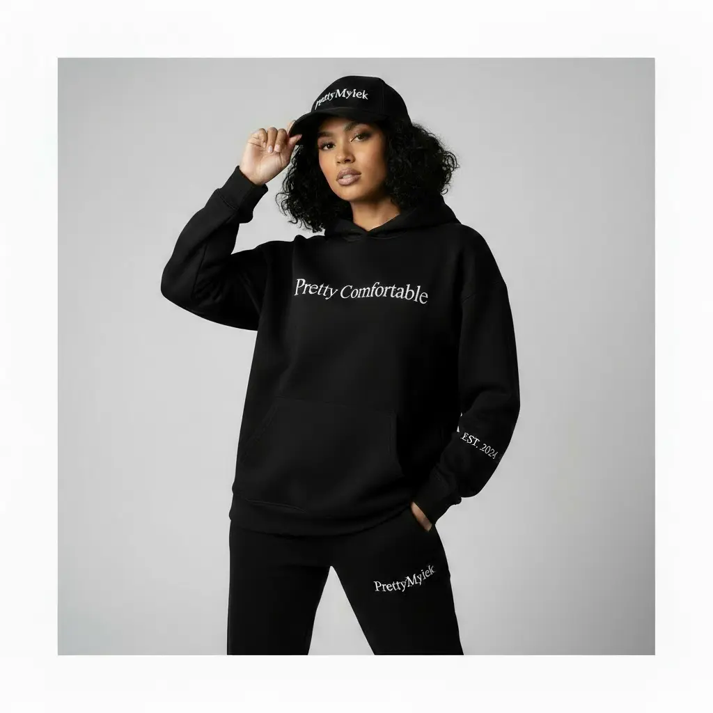 Pretty Comfortable Unisex Oversized Hoodie | Comfort Club Collection PrettyMyiekTingz