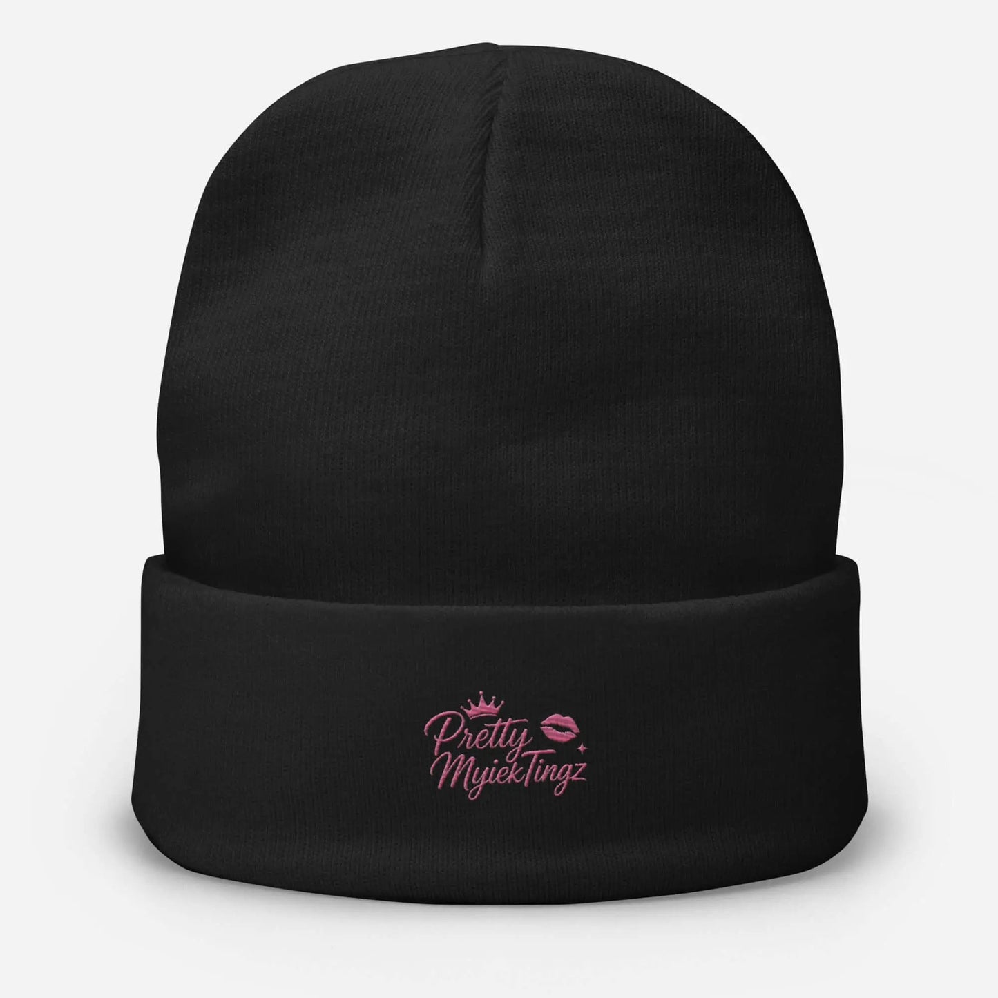 PrettyMyiek Signature Embroidered Beanie PrettyMyiekTingz