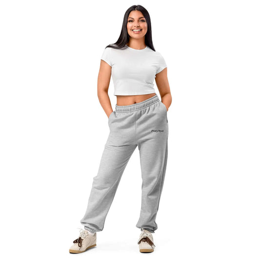 PrettyMyiek Signature Heather Gray Joggers - Unisex Premium Cotton | PrettyMyiekTingz PrettyMyiekTingz